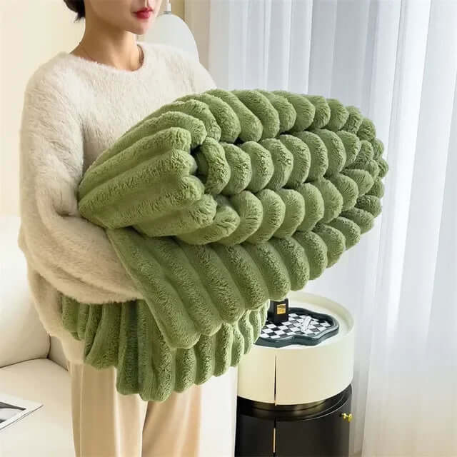 Riesige Kuscheldecke aus Plüsch - Extraweich &amp; Warm