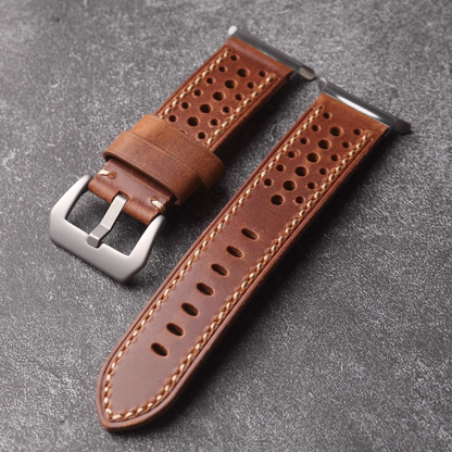 Vintage Rennband für Samsung Watch Ultra