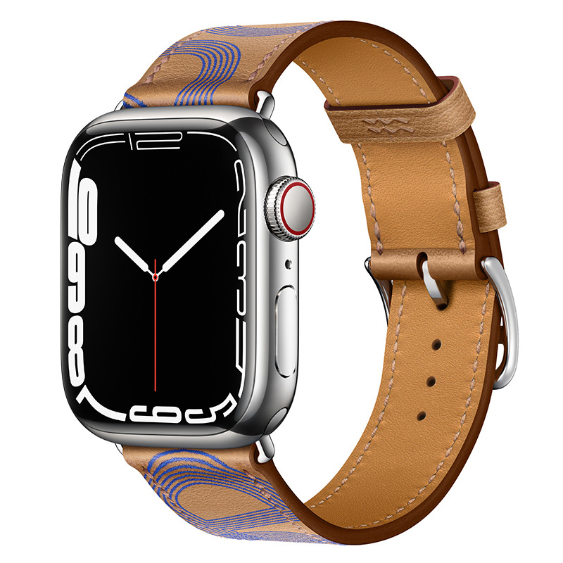 Apple Watch echtem Leder handgefertigtes Armband