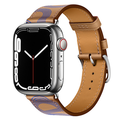 Apple Watch echtem Leder handgefertigtes Armband