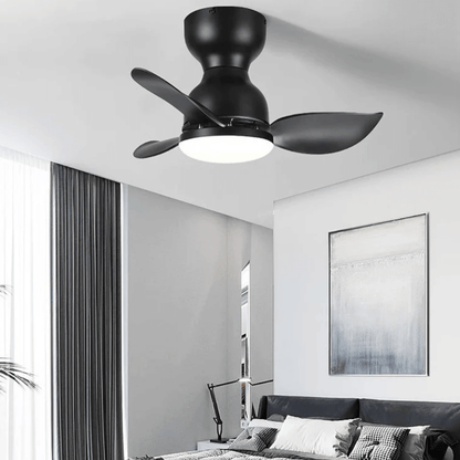 Moderner 46cm Deckenventilator mit LED-Licht