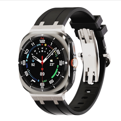NEUE AP Dickes Silikonband mit Titanadapter für Samsung Watch Ultra