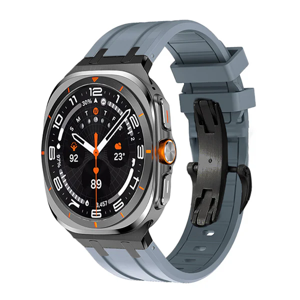 NEUE AP Dickes Silikonband mit Titanadapter für Samsung Watch Ultra