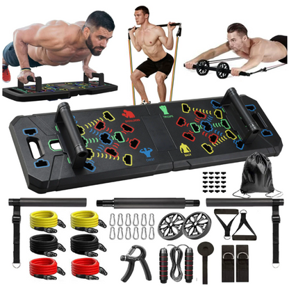Fitflex - Fitness Set Mit Widerstandsbänder Set, Tragbar Für Zuhause &amp; Unterwegs