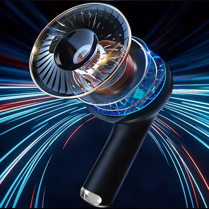 Klarer Bluetooth-Kopfhörer mit Ladegerät