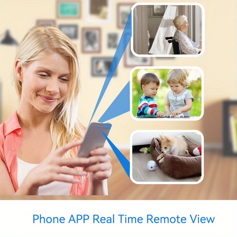 Mini WLAN-Sicherheitskamera - Bewegungserkennung &amp; Nachtsicht