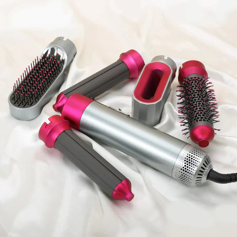 Premium 5-in-1 Haarglätter &amp; Styler – Locken, Wellen, Glätten, Trocknen &amp; Bürsten
