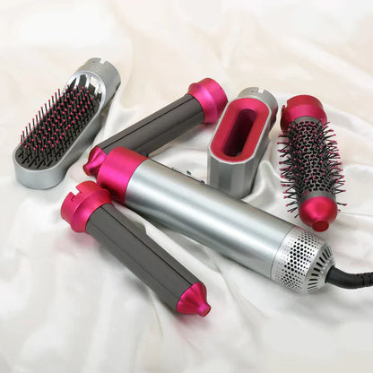 Premium 5-in-1 Haarglätter &amp; Styler – Locken, Wellen, Glätten, Trocknen &amp; Bürsten