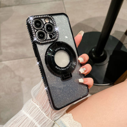 Glitzernde magnetische Handyhülle