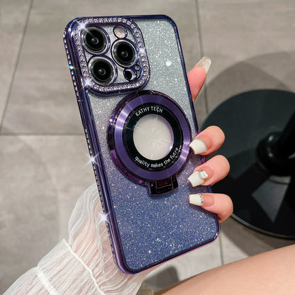 Glitzernde magnetische Handyhülle