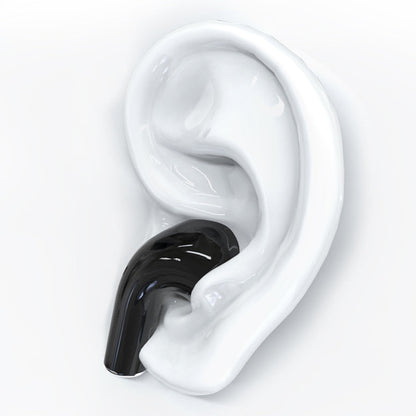 Klarer Bluetooth-Kopfhörer mit Ladegerät