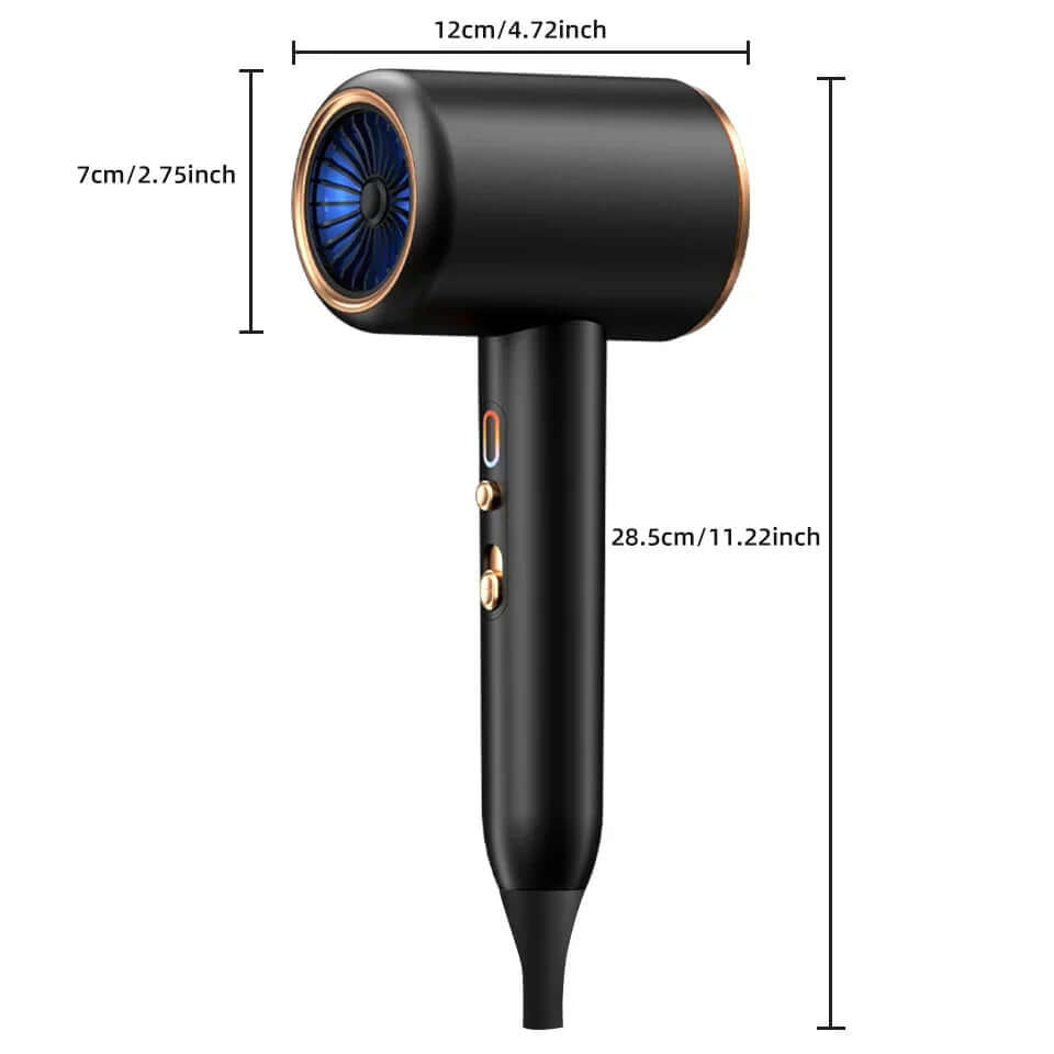 2400W Haartrockner mit Ionen-Technologie - Schnelltrocknend &amp; schonend