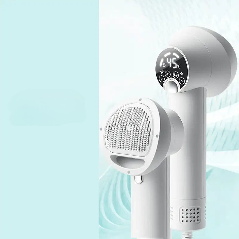 PurrfectDry – Leiser 2-in-1-Haartrockner &amp; Bürste für Haustiere