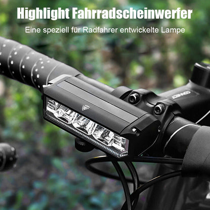 Ultra-Hell Wiederaufladbares LED Fahrradlicht – 900 Lumen Fahrradscheinwerfer für nächtliches Fahren