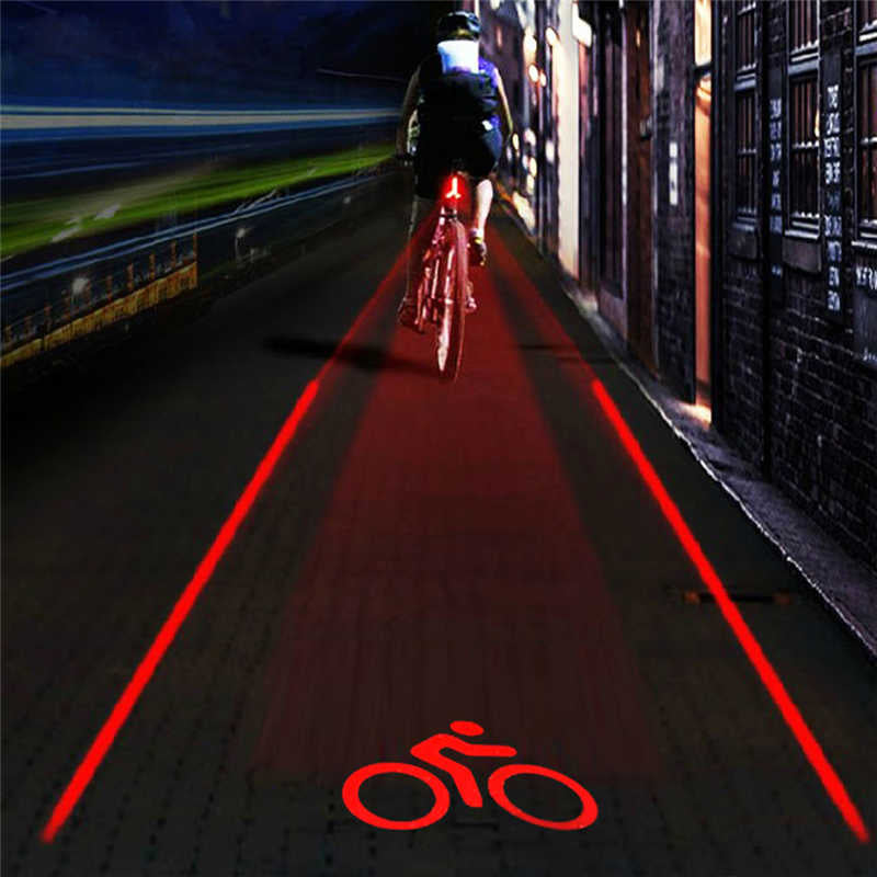 Fahrradprojektionsrücklichter