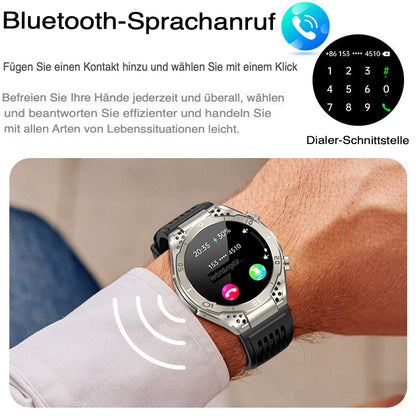 Zelara AMOLED Business ECG/HRV Blutzucker-Gesundheits-Smartwatch