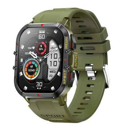 Zelara Anti-Drop-Wasserdicht und staubdicht Kältebeständig Militär Sport Blutzucker Herzfrequenz Monitor Gesundheit Smart Watch