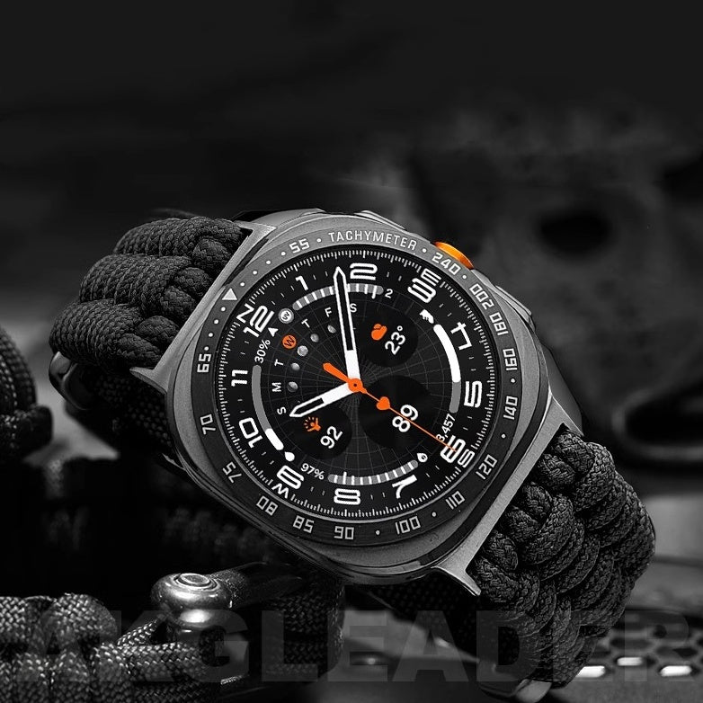 Outdoor nylon woven watch strap for Samsung Ultra Watch