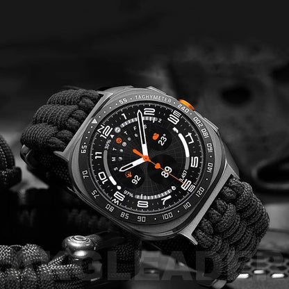 Outdoor nylon woven watch strap for Samsung Ultra Watch