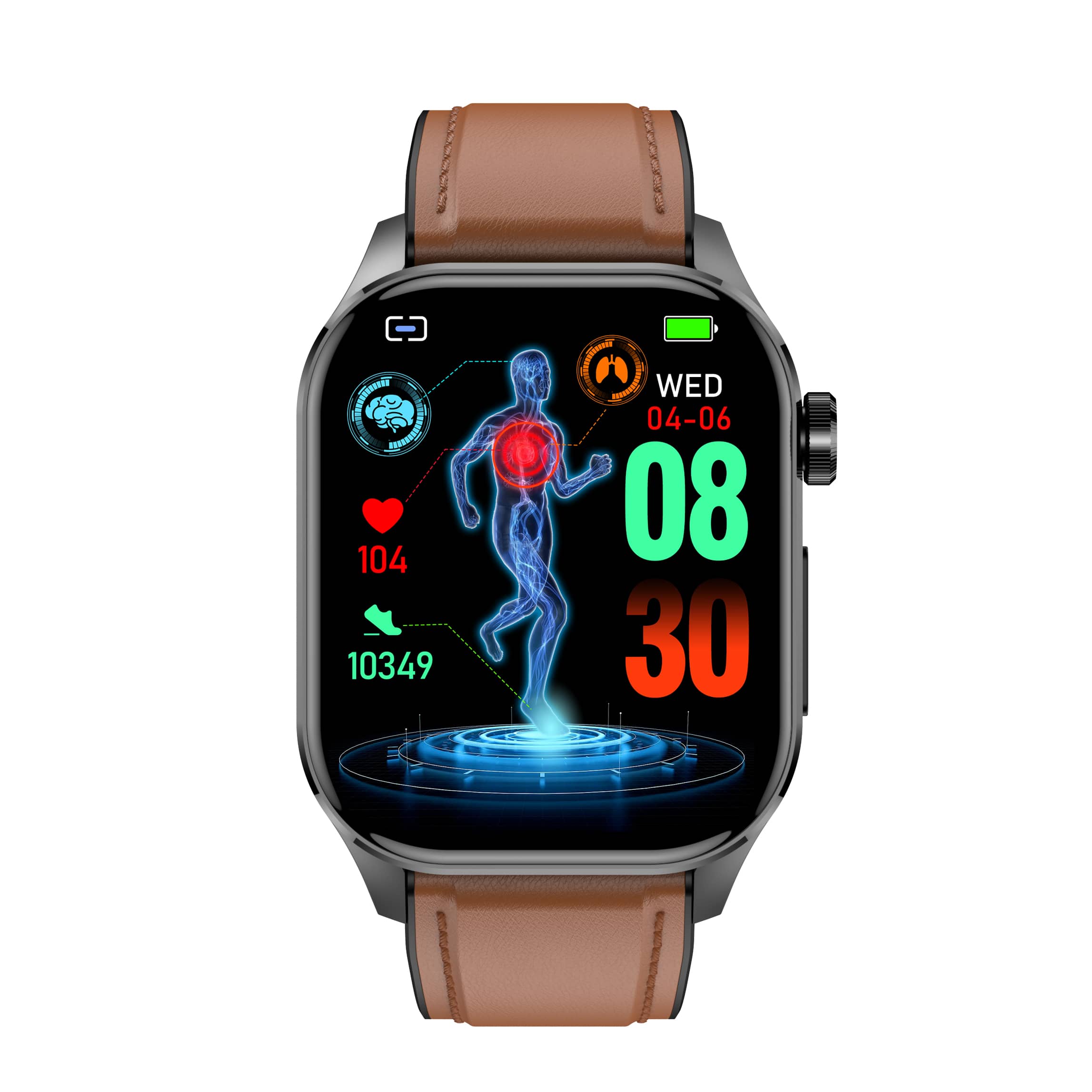 Zelara EKG/EKG Blutzucker Blutdruck Anruf Intelligentes Gesundheitsmanagement Smart Watch