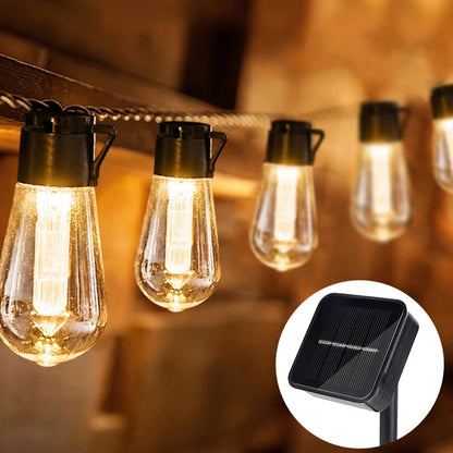 SolarGlow | Solar-LED-Lichterkette mit Blinkmodus