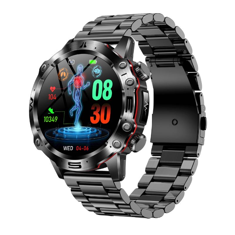 Zelara Hige-End-EKG/EKG Blutzucker Blutdruck Gesundheit HD Sport Anruf Smart Watch