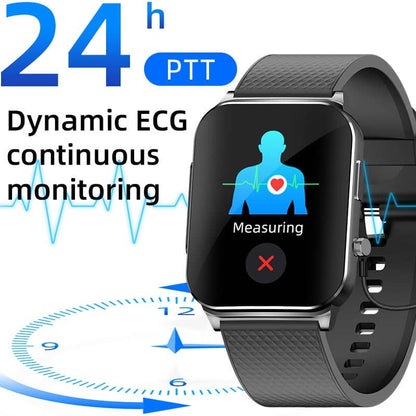 Zelara 24h dynamisches EKG/EKG Gesundheits-Smartwatch und Blutzuckerüberwachung