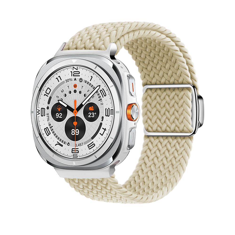 Magnetische Schnalle gewebtes Nylonarmband für Samsung Galaxy Watch Ultra