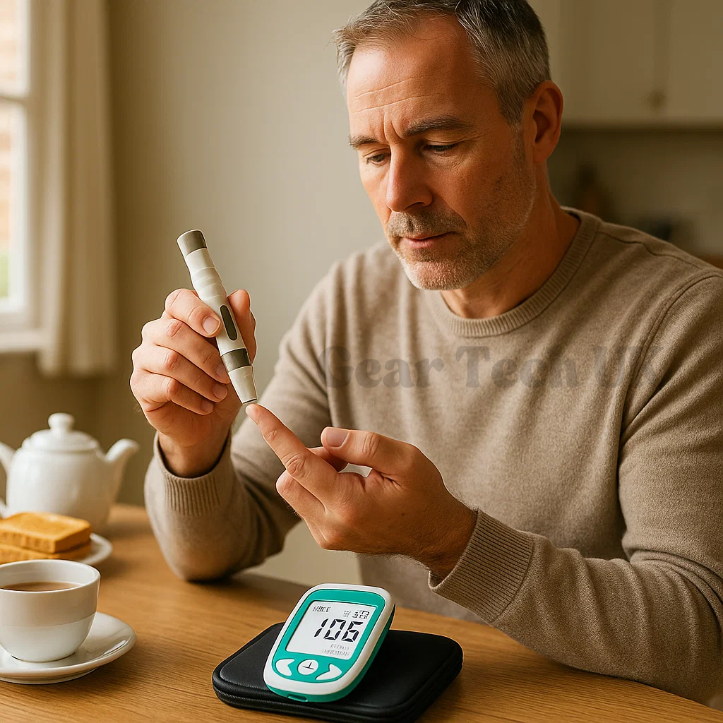 Multifunktionaler Analyzer Heimcholesterin-Testkit mit Lanzetten Harnsäuremessgerät Blutzuckermessgerät