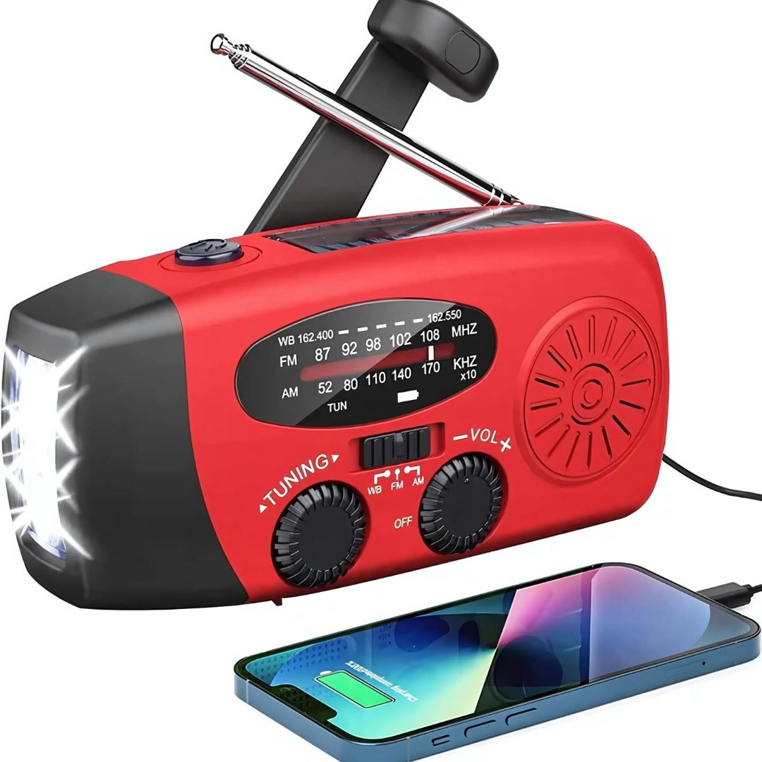 Ultimative Notfallradio mit Powerbank &amp; SOS-Funktion
