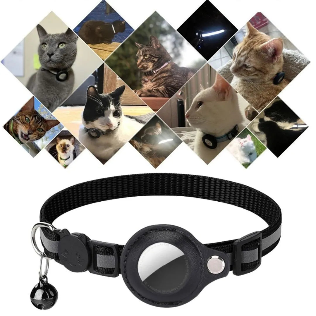 FreiheitsSafe – GPS Katzenhalsband mit AirTag Halter
