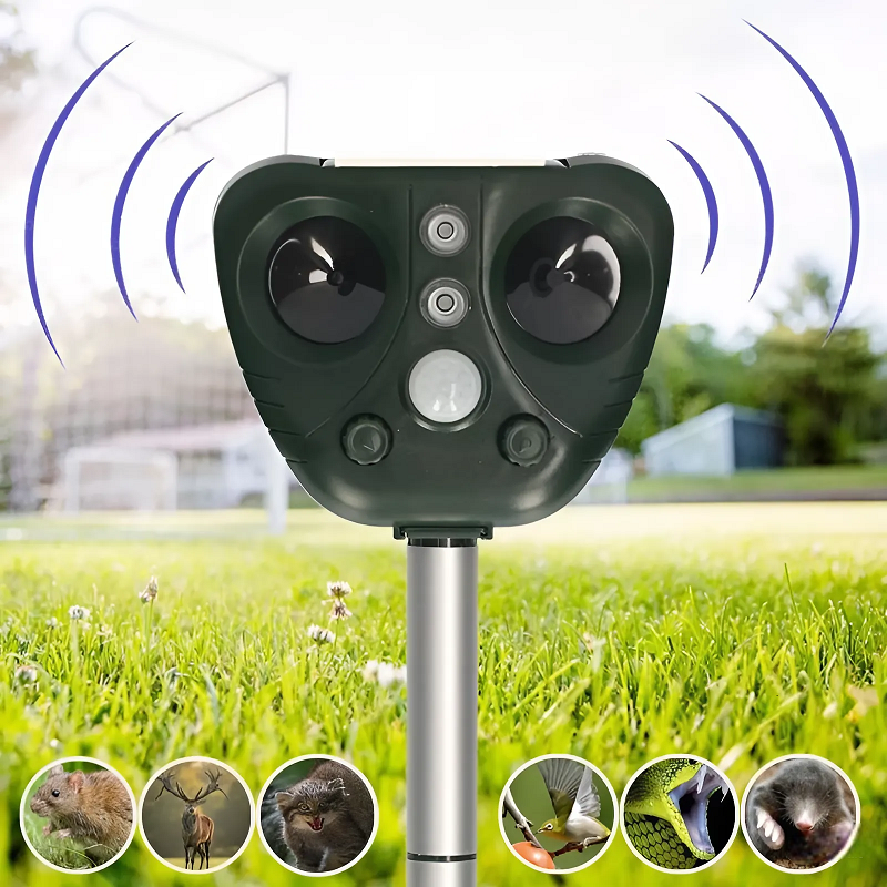 Ultrasonic Vogelvertreiber, Solarbetrieben