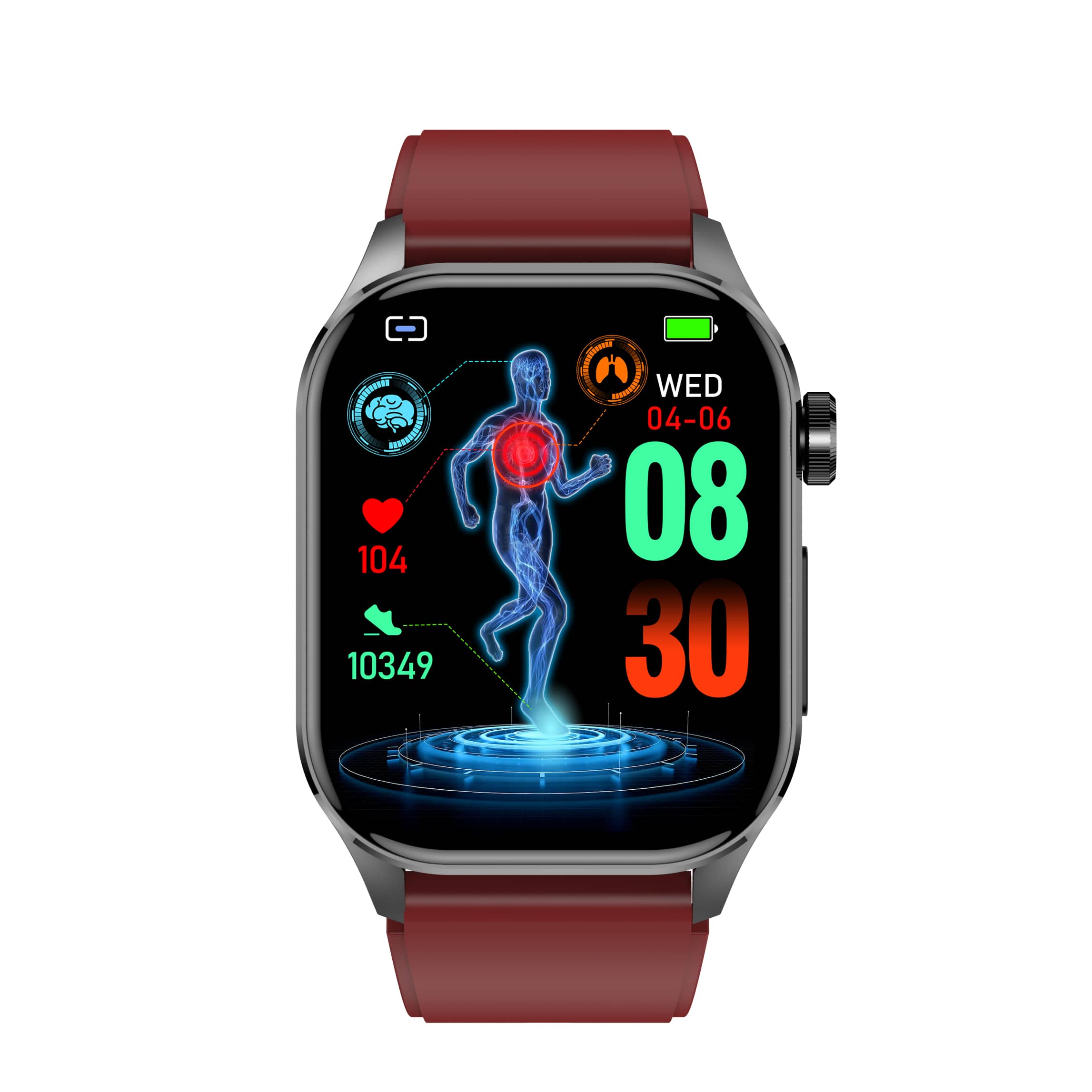 Zelara EKG/EKG Blutzucker Blutdruck Anruf Intelligentes Gesundheitsmanagement Smart Watch