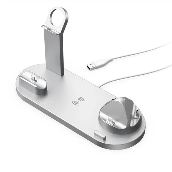 7-in-1 Wireless Charging Station – Schnell &amp; Effizientes Laden für iPhone, Apple Watch und mehr
