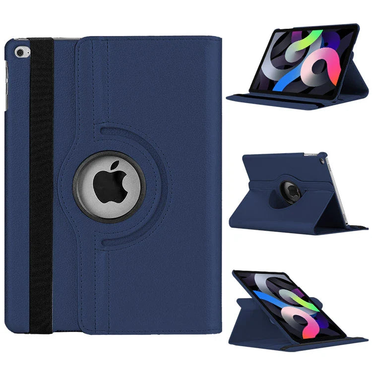 360-Grad drehbare Smart-Leder-Ständerhülle für iPad – Auto Schlaf/Wach, Schutzhülle