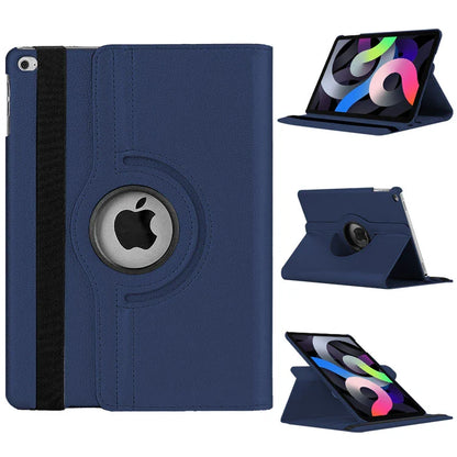 360-Grad drehbare Smart-Leder-Ständerhülle für iPad – Auto Schlaf/Wach, Schutzhülle