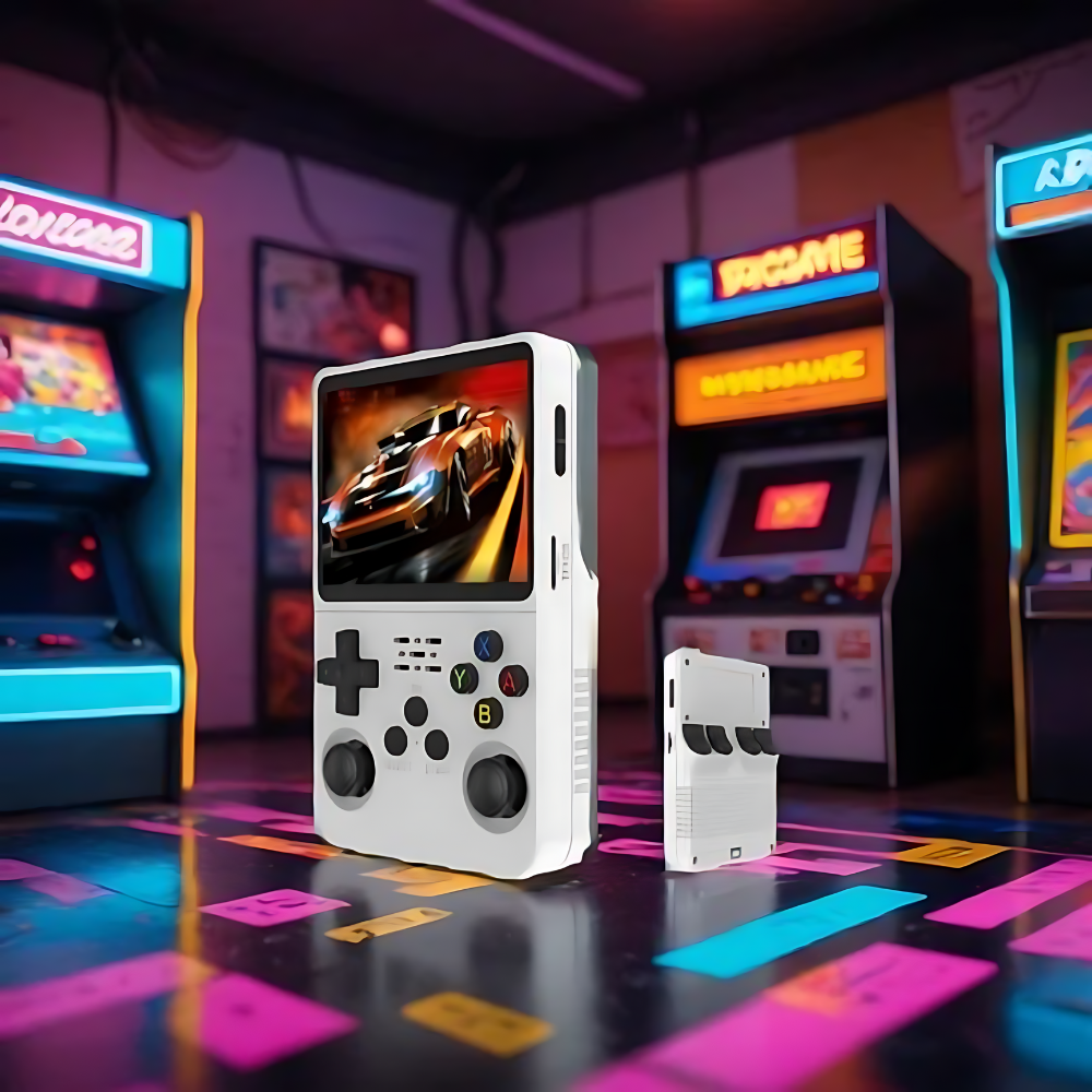 Retro Revolution: Tragbare Spielekonsole mit HD-Bildschirm &amp; USB-Ladung