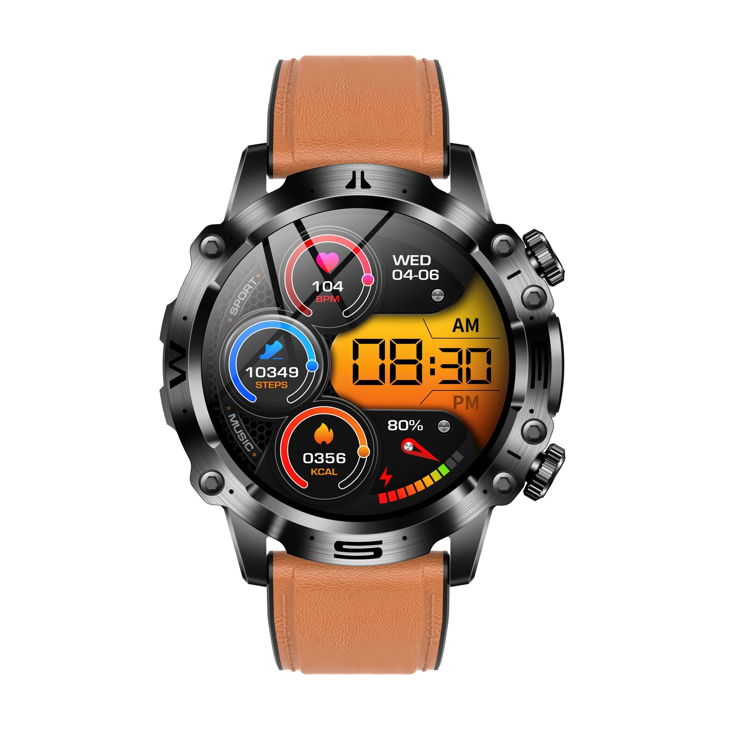 Zelara Hige-End-EKG/EKG Blutzucker Blutdruck Gesundheit HD Sport Anruf Smart Watch