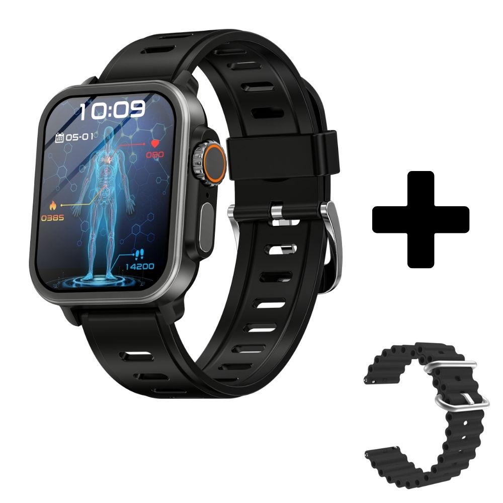 Zelara VEE Bluetooth Anruf EKG/EKG Blutsauerstoff Schlafüberwachung Musik SmartWatch