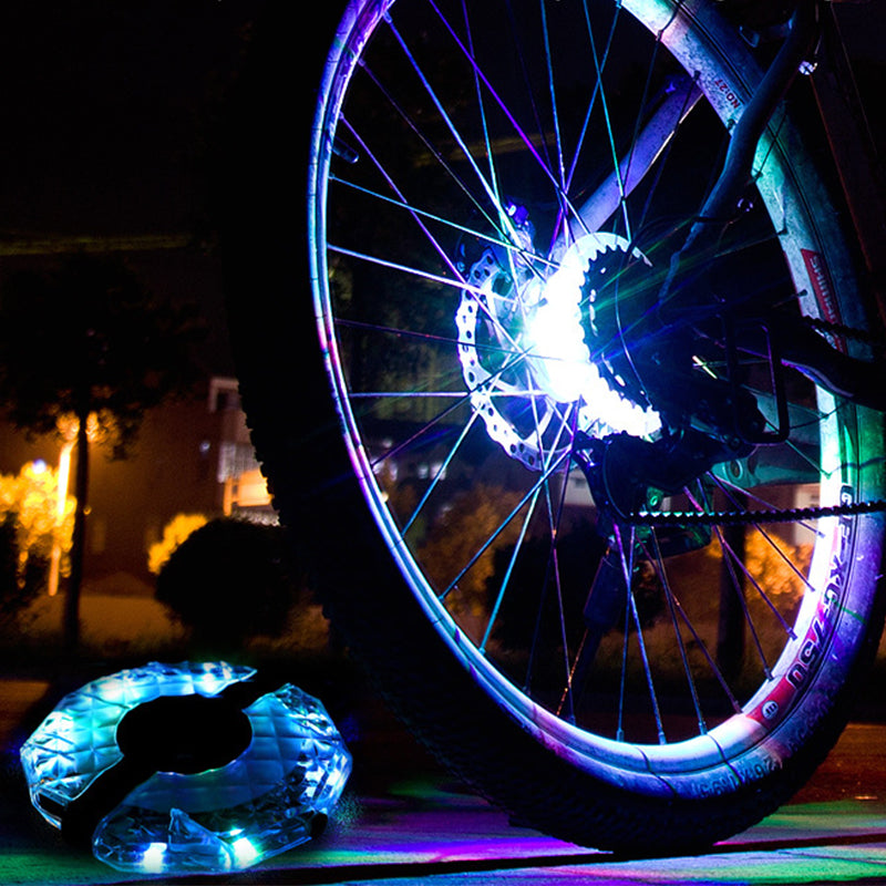 Fahrrad Blumen Trommel Licht