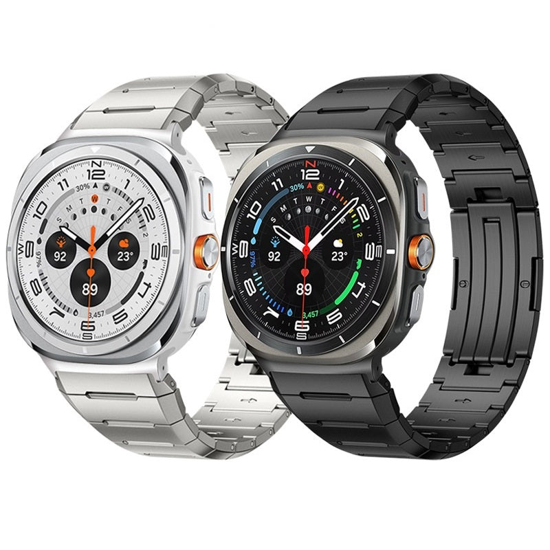 Geometrischer Abschnitt schlankes Stahlband geeignet für Samsung Uhrenarmbänder