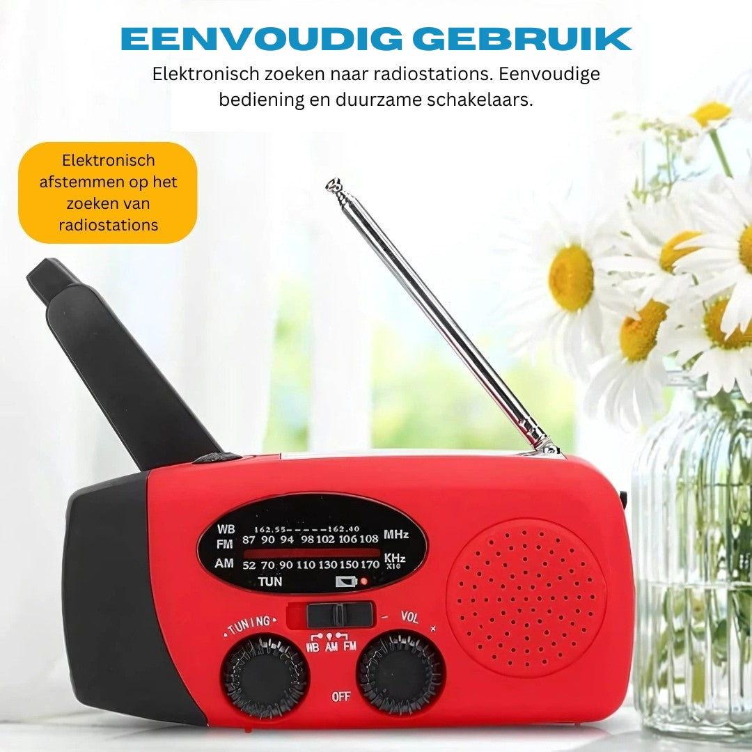 Ultimative Notfallradio mit Powerbank &amp; SOS-Funktion