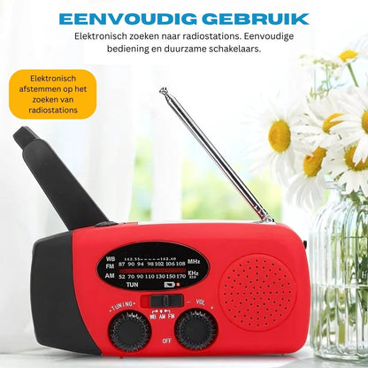 Ultimative Notfallradio mit Powerbank &amp; SOS-Funktion