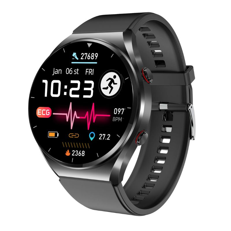 Zelara Ein-Klick-Blutzucker-Blutdruck-EKG/EKG HRV-Herzmessung Suga Pro Health Smart Watch