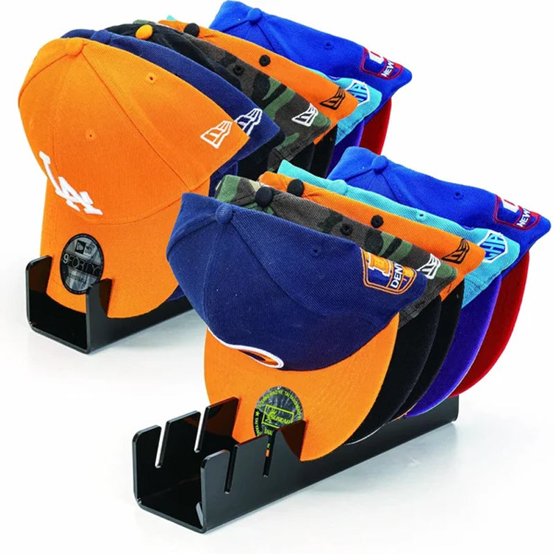 Acryl-Hatträger für Baseballcaps – 7 Fächer, stilvoll und platzsparend