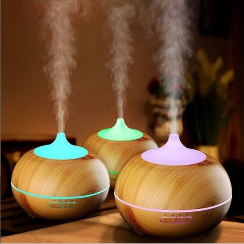 Luftbefeuchter mit Aromatherapie, LED-Licht und Ultraschall-Technologie