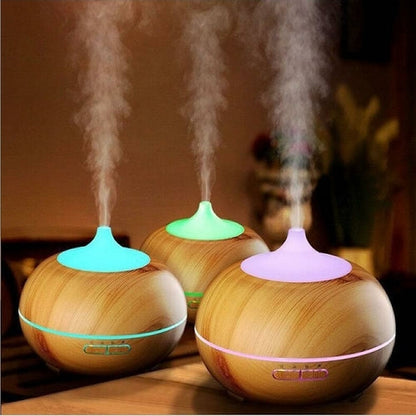 Luftbefeuchter mit Aromatherapie, LED-Licht und Ultraschall-Technologie