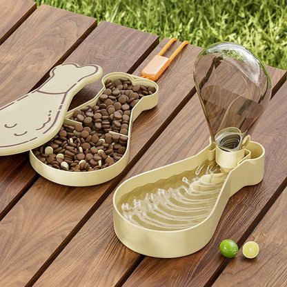 SnackKeule – Die stylische 2in1 Reise-Futterstation für Hunde