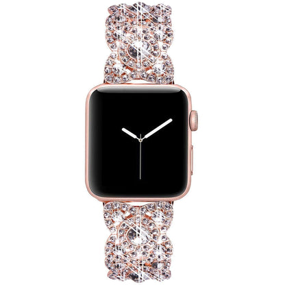 Blume Metall Diamant Band für Apple Watch