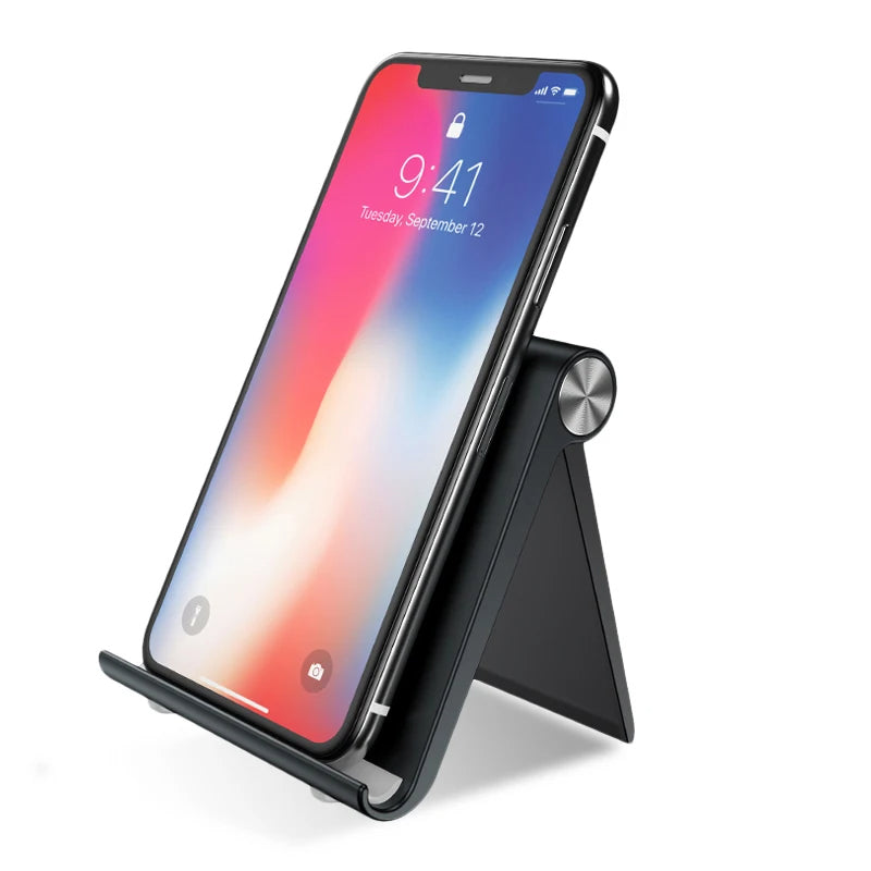 Hochwertiger Handyhalter für Schreibtisch: Ständer für Smartphone &amp; Tablet, Tragbar | Kompatibel mit Apple iPhone 15/14/13/12/11 Pro Max Plus Mini, iPad, Tablet, Android, Samsung | Limitierte Auflage